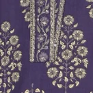 ndigo Blue Floral Printed Straight7