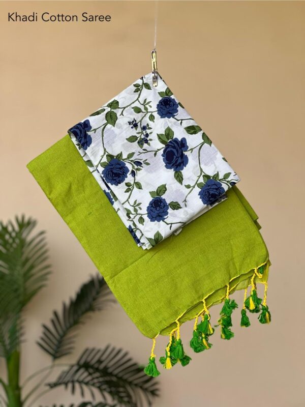 Best Quality Khadi Cotton Saree With Extra Blouse6 Best Quality Khadi Cotton Saree With Extra Blouse6