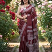 Jaipuri Printed Cotton Mulmul Sarees 2