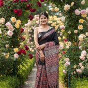 Jaipuri Printed Cotton Mulmul Sarees 5