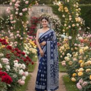 Jaipuri Printed Cotton Mulmul Sarees 7